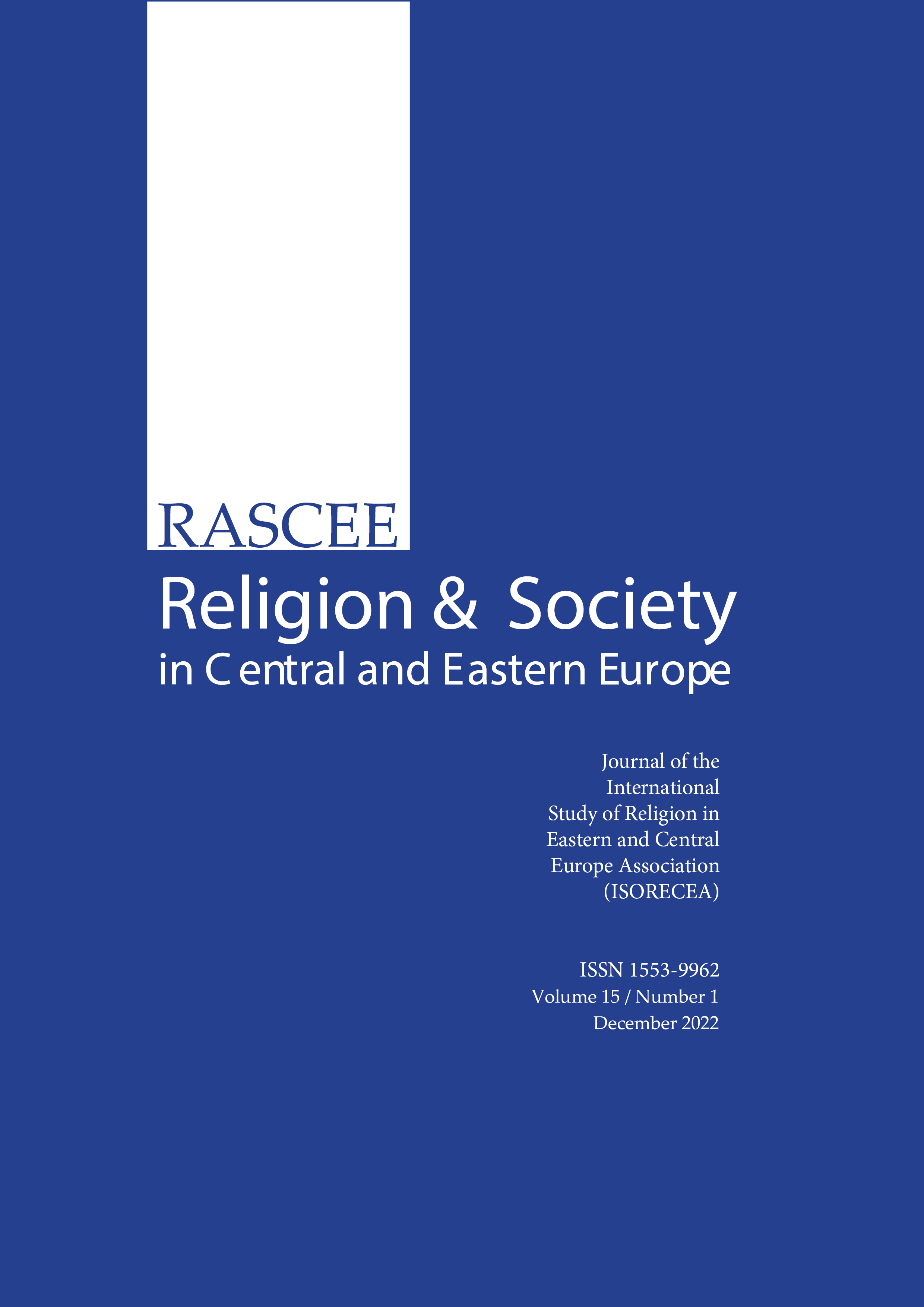 					View Vol. 15 No. 1 (2022): Religion and Society in Central and Eastern Europe
				